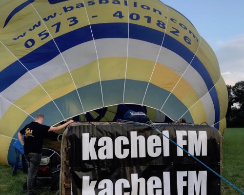 Ballonvaart met Kachel FM uit Hoonhorst